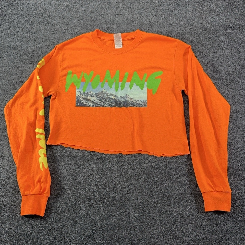 Kanya West T-Shirt Unisex S Gildan Ultra Cotton Wyoming Listening Party Cutoff